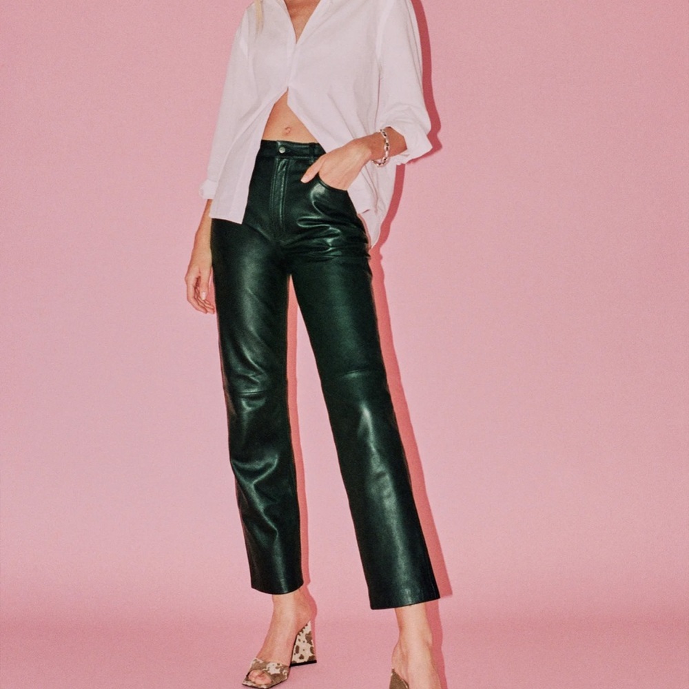 Reformation Veda Leather Pant